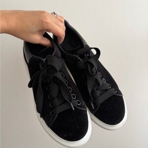 Alexander McQueen Black and White Women's Sneakers